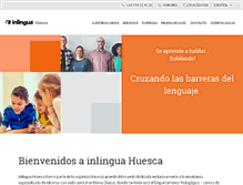 Tablet Screenshot of inlinguahuesca.com